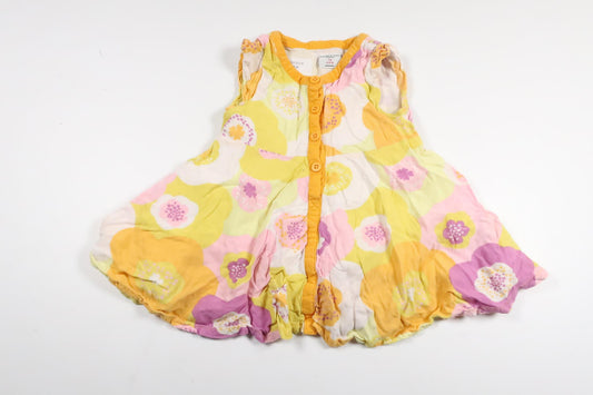 Dress from Polarn o. Pyret - Size 74 - Yellow
