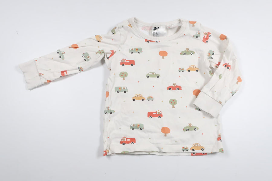 Pyjamas von H&MM - Größe 68/74 - Weiß