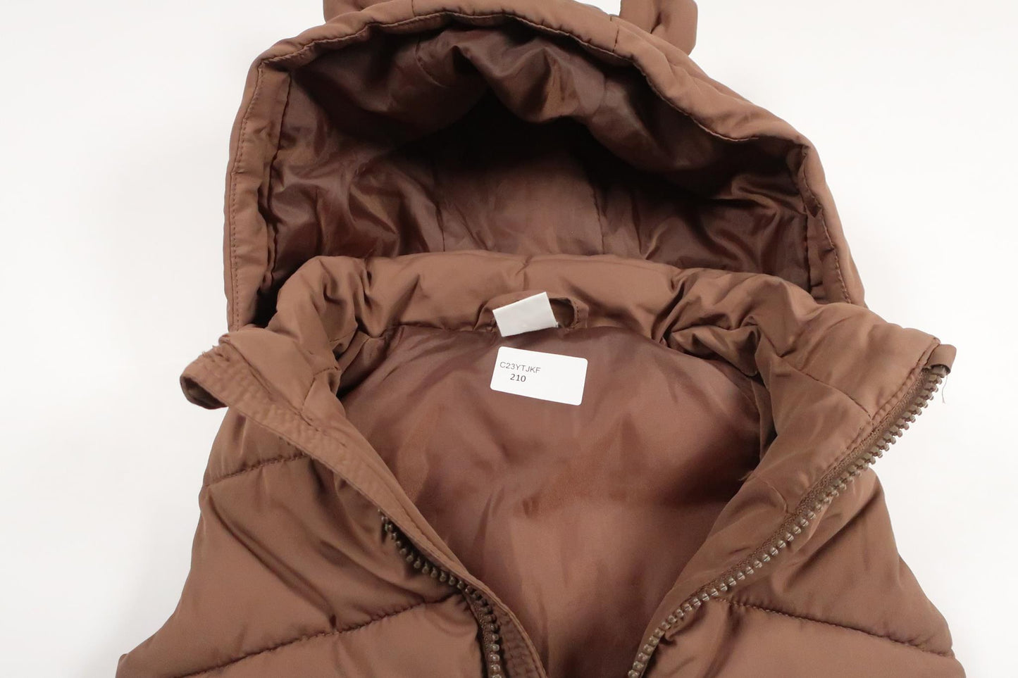 Wattierte Weste von H&M - Größe 74 - Braun