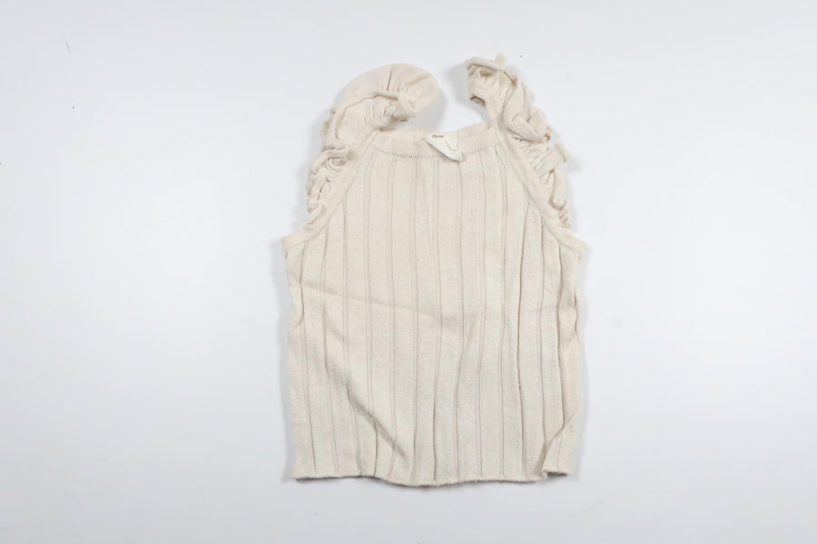 Knitted tank top from H&amp;M - Size 68/74 - Off-white