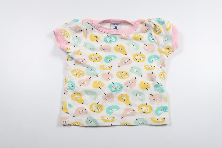 T-shirt from Petit Bateau - Size 56/62 - White
