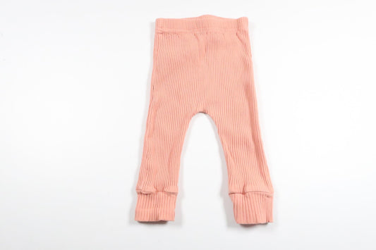 Ribbed pants from unknown - Size 68 - Pink