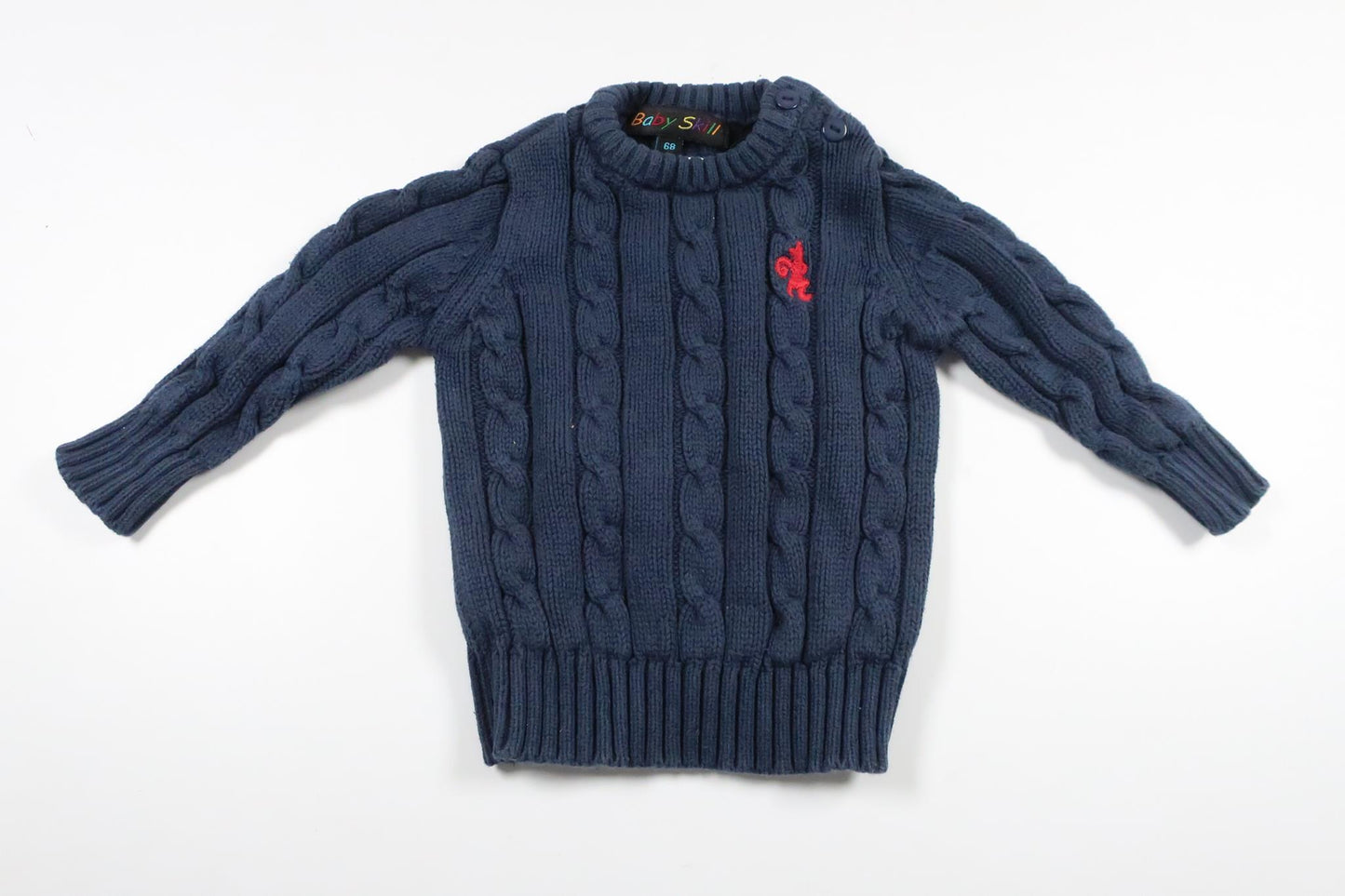 Knitted sweater from Baby Skill - Size 68 - Navy blue