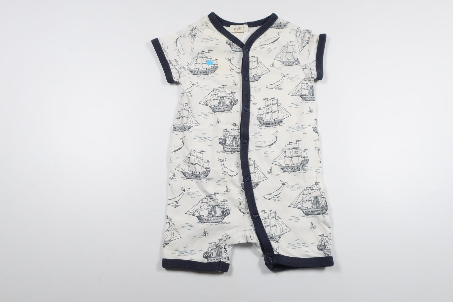 Pyjama von Newbie – Größe 68 – Weiß