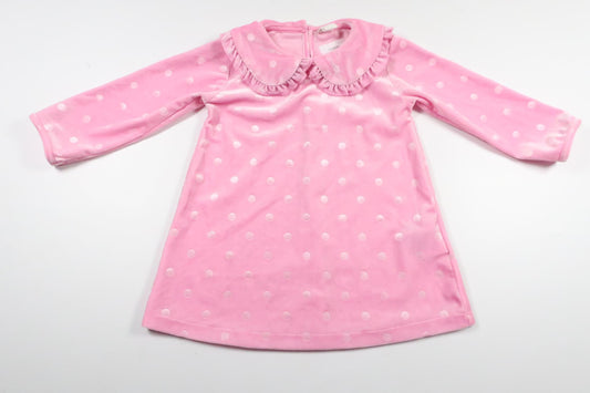 Velour dress from H&amp;M - Size 80 - Pink