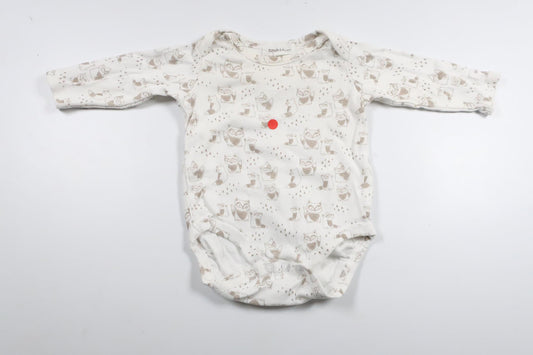 Body von Newbie – Größe 62 – Weiß