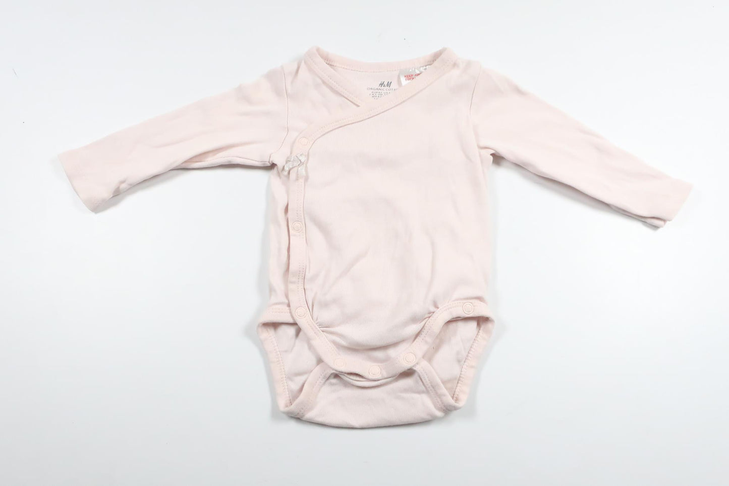 Wrap bodysuit from H&amp;M - Size 56/62 - Pink