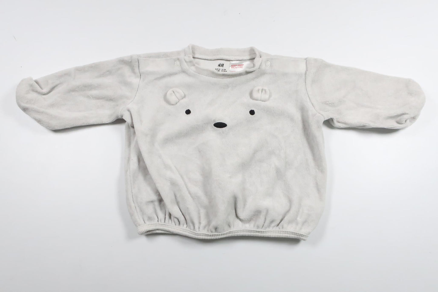 Fleece sweater from H&amp;M - Size 62 - Grey