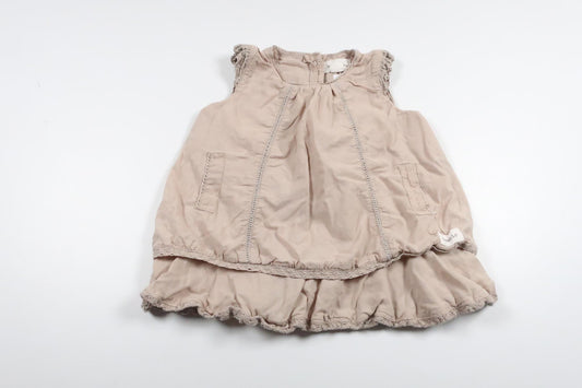 Kleid von Newbie – Größe 74 – Beige