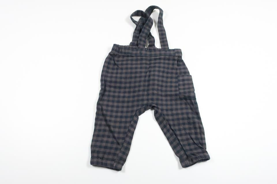 Checked overalls from H&amp;M - Size 74 - Brown