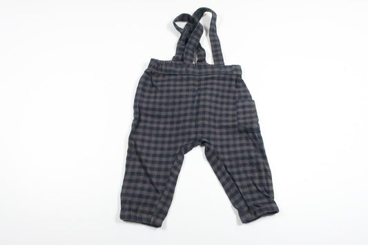 Checked overalls from H&amp;M - Size 74 - Brown