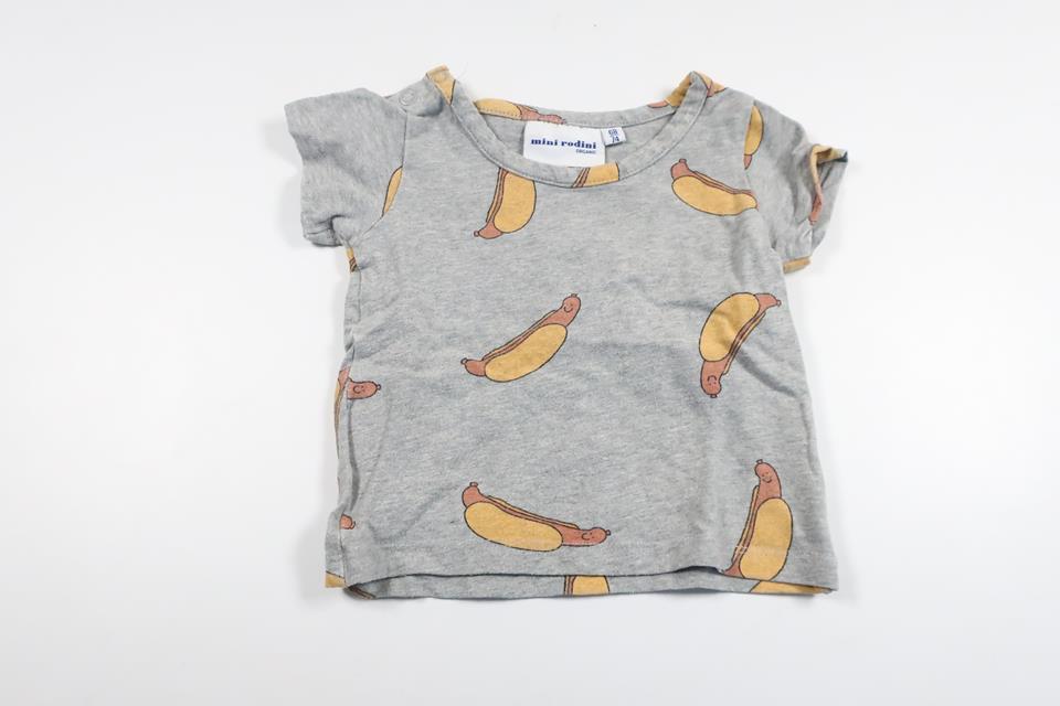 T-Shirt von Mini Rodini – Größe 68/74 – Grau