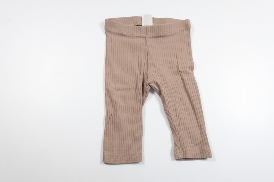 Gerippte Hose von H&MM - Größe 56/62 - Beige