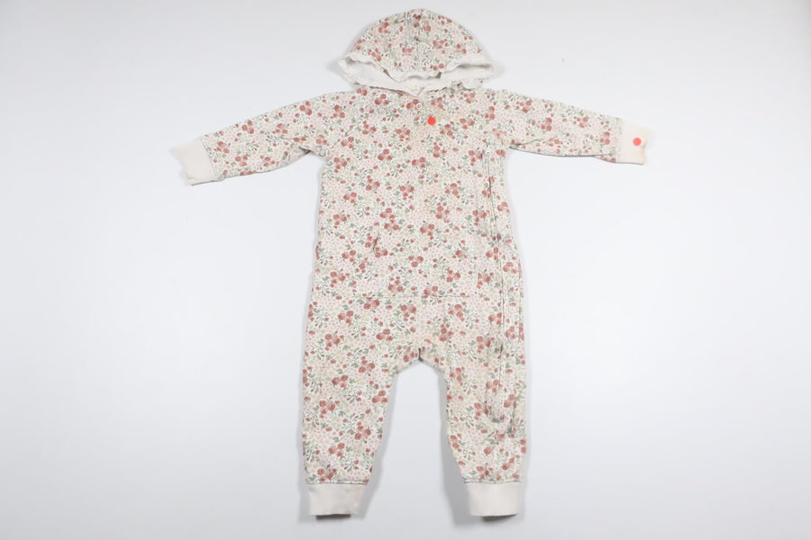 Floral jumpsuit from Newbie - Size 80 - White