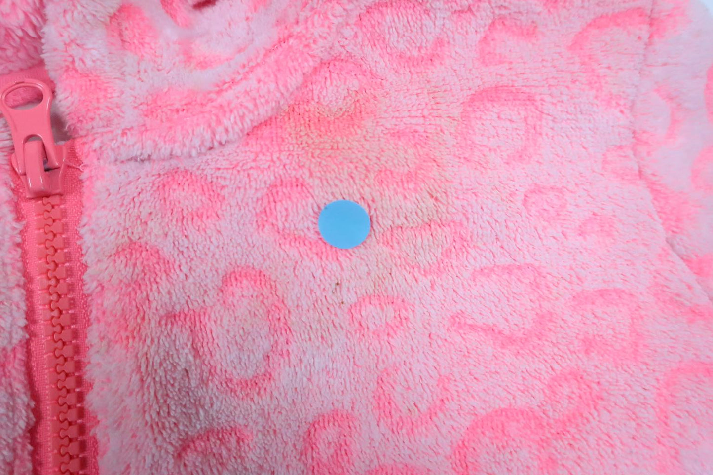 Leopard-print fleece jumpsuit from My Wear Young - Size 86/92 - Pink