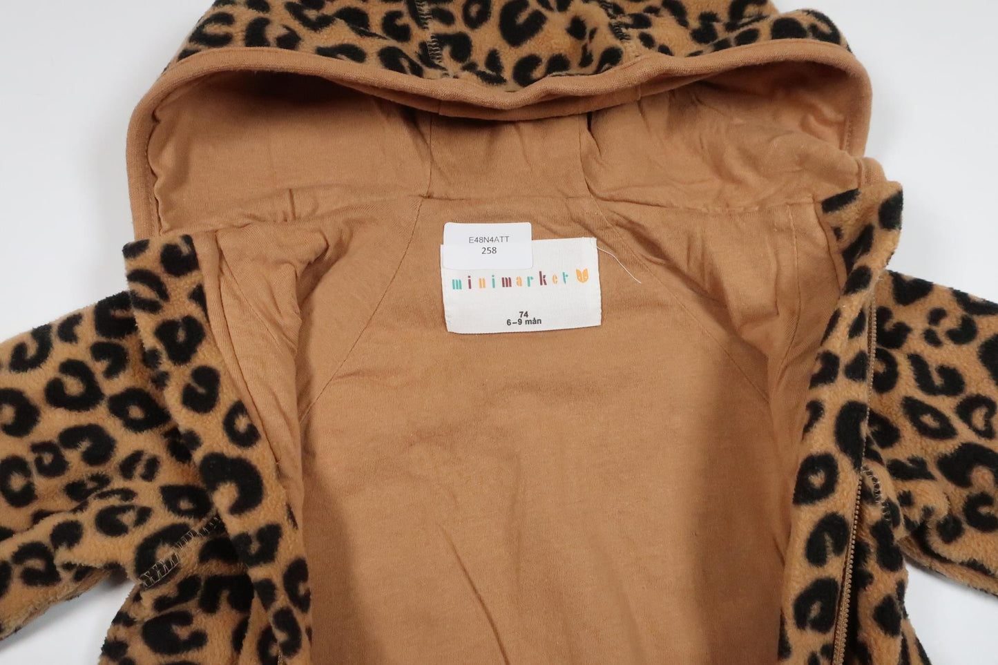 Fleece-Overall von Minimarket – Größe 74 – Beige