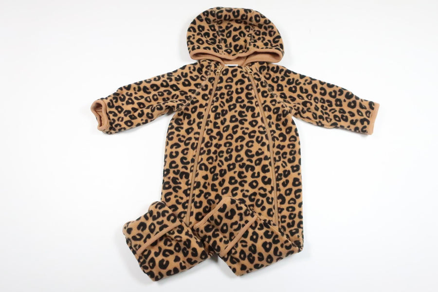 Fleece-Overall von Minimarket – Größe 74 – Beige