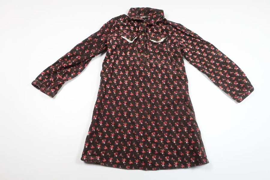 Floral dress from Kappahl - Size 122 - Brown
