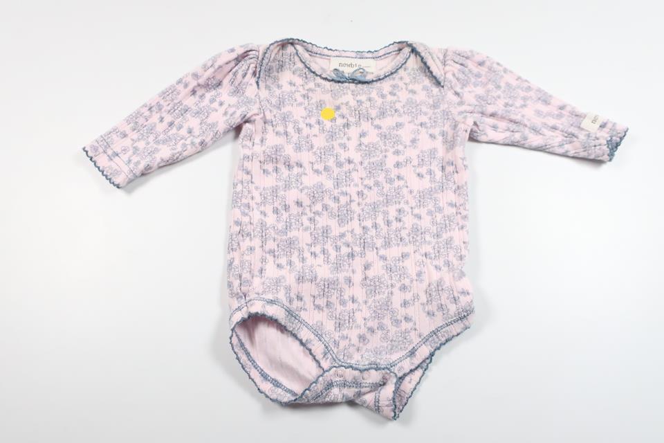 Geblümter Body von Newbie – Größe 56 – Rosa