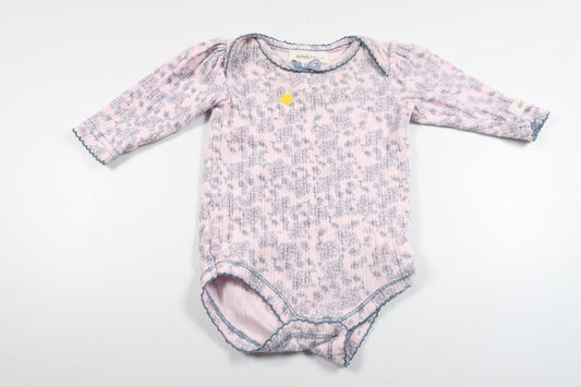 Geblümter Body von Newbie – Größe 56 – Rosa