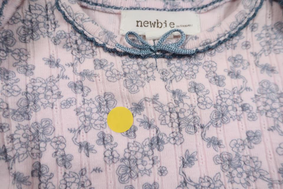 Geblümter Body von Newbie – Größe 56 – Rosa