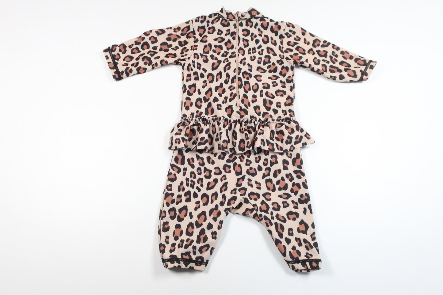 UV suit - Leopard print from Kappahl - Size 74/80 - Beige