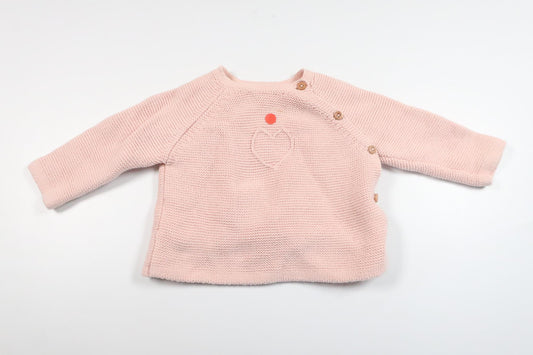 Strickpullover von Zara – Größe 68 – Rosa