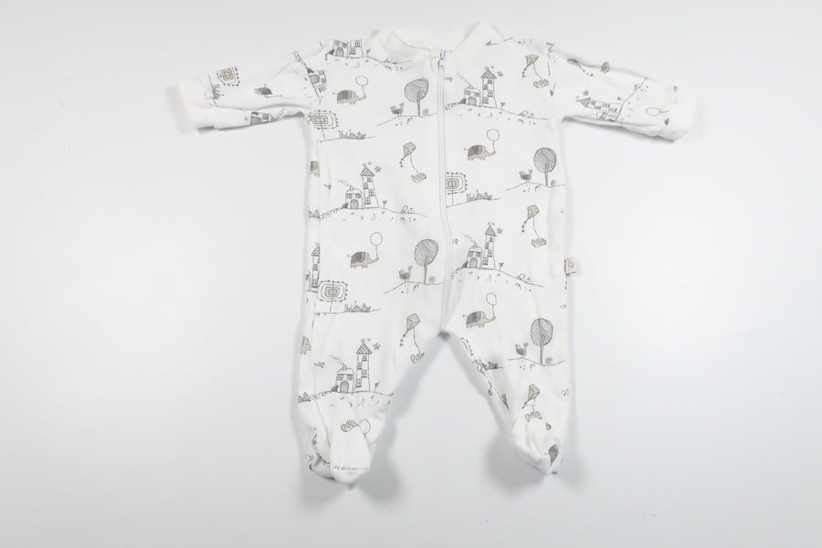 Pyjama von Basic U – Größe 50 – Weiß