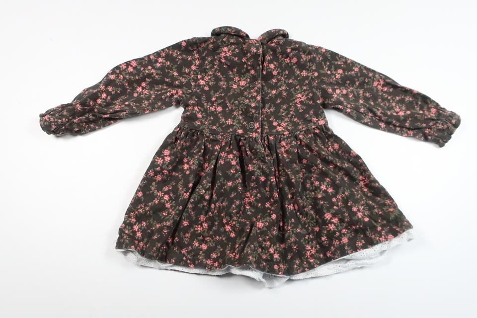 Geblümtes Kleid von Newbie – Größe 68 – Schwarz