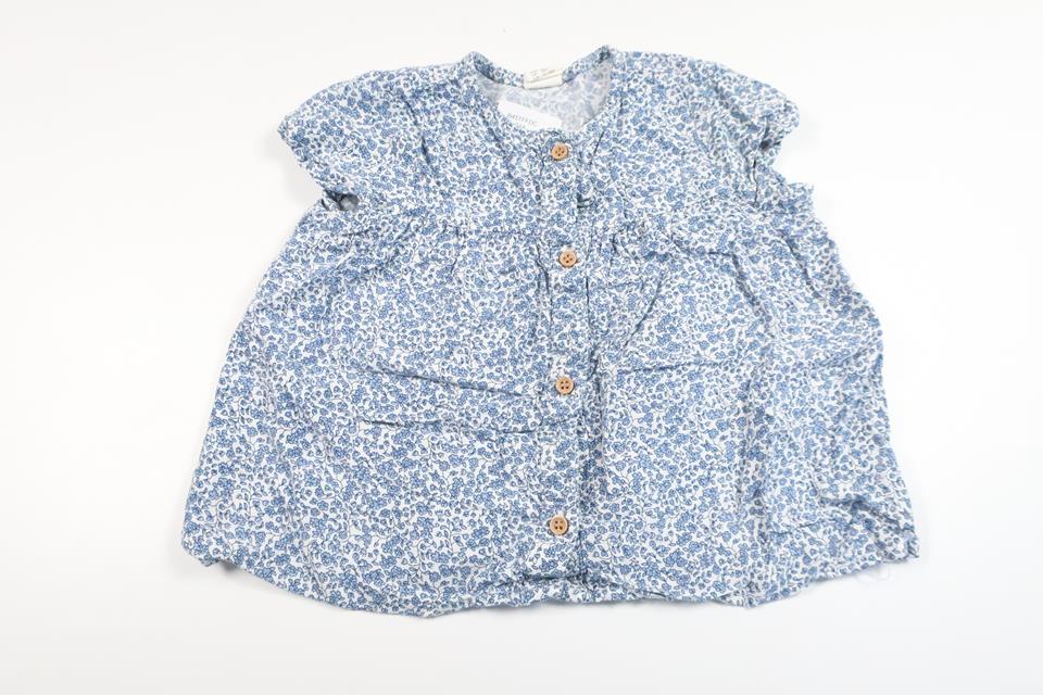 Geblümte Tunika von H&MM - Größe 86 - Blau