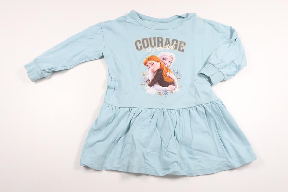 Kleid mit Frost-Motiv von H&MM - Größe 98/104 - Blau