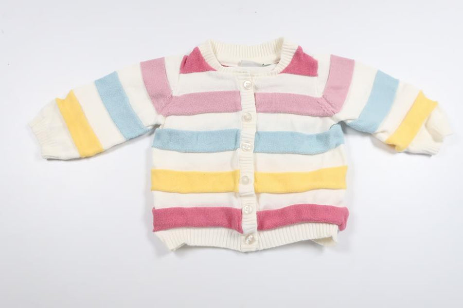 Gestreifte Strickjacke von Name It – Größe 74 – Mehrfarbig