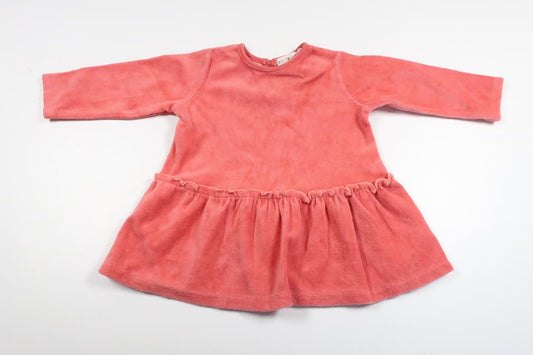 Fleece dress from Minimarket - Size 68 - Pink