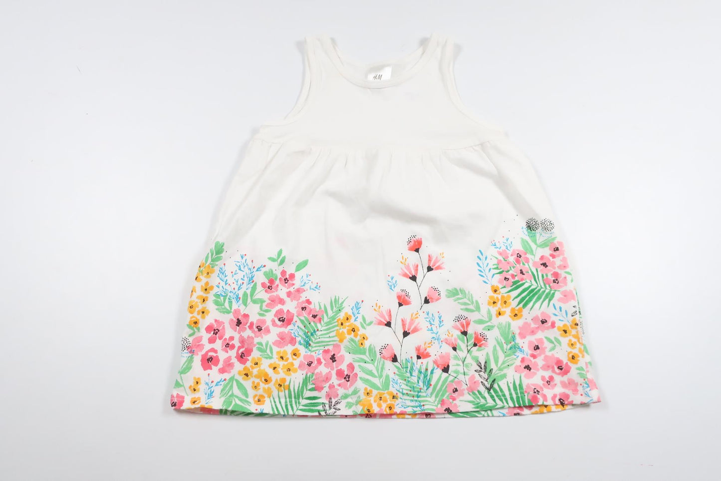Floral dress from H&M - Size 68 - White