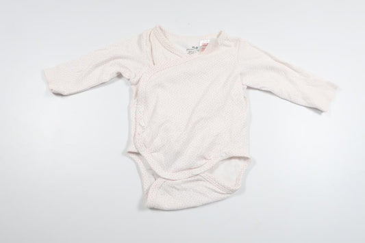 Polka dot wrap bodysuit from H&amp;M - Size 56 - Pink