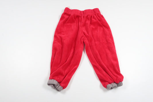 Santa pants in fleece from Kappahl - Size 74/80 - Red