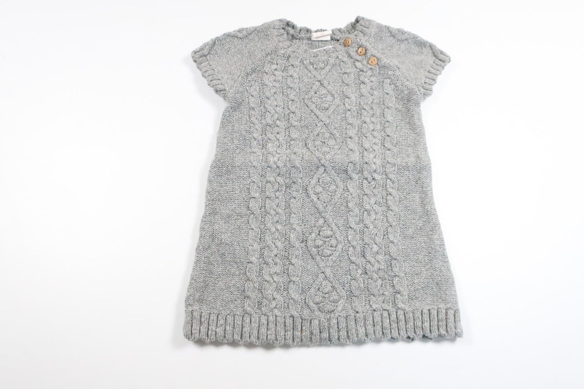 Knitted dress from H&M - Size 74 - Grey