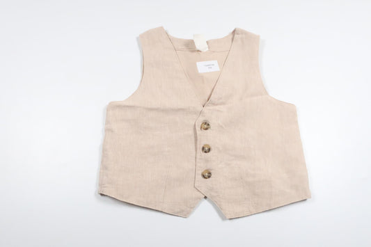 Suit vest in linen mix from H&amp;M - Size 80 - Beige