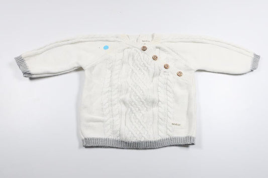 Strickpullover von Newbie – Größe 62 – Weiß
