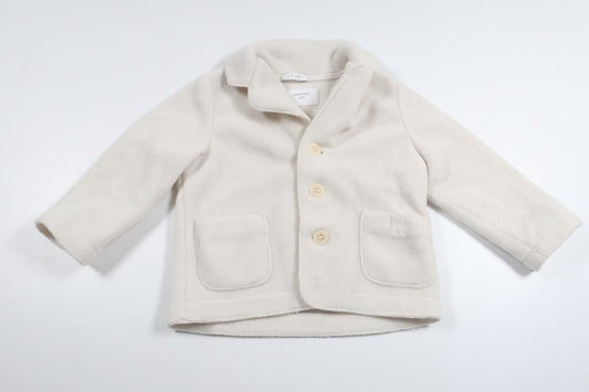 Fleece cardigan from il gufo - Size 74 - Off-white