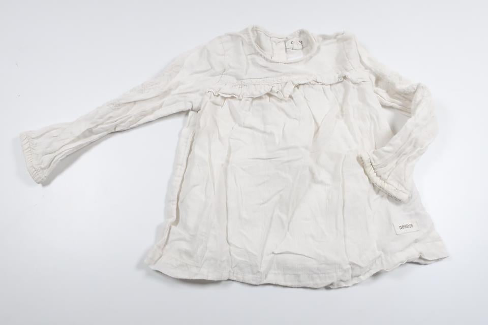 Tunika von Newbie – Größe 80 – Weiß