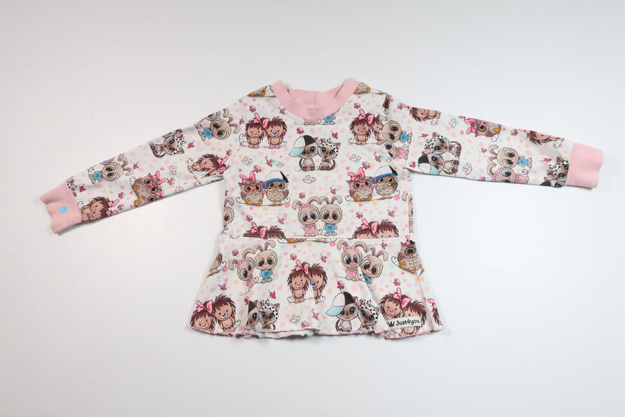 Tunika unbekannter Herkunft – Größe 92 – Weiß