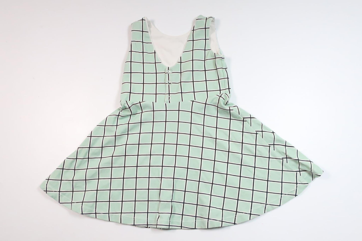 Checkered dress from Unknown - Size 92 - Green