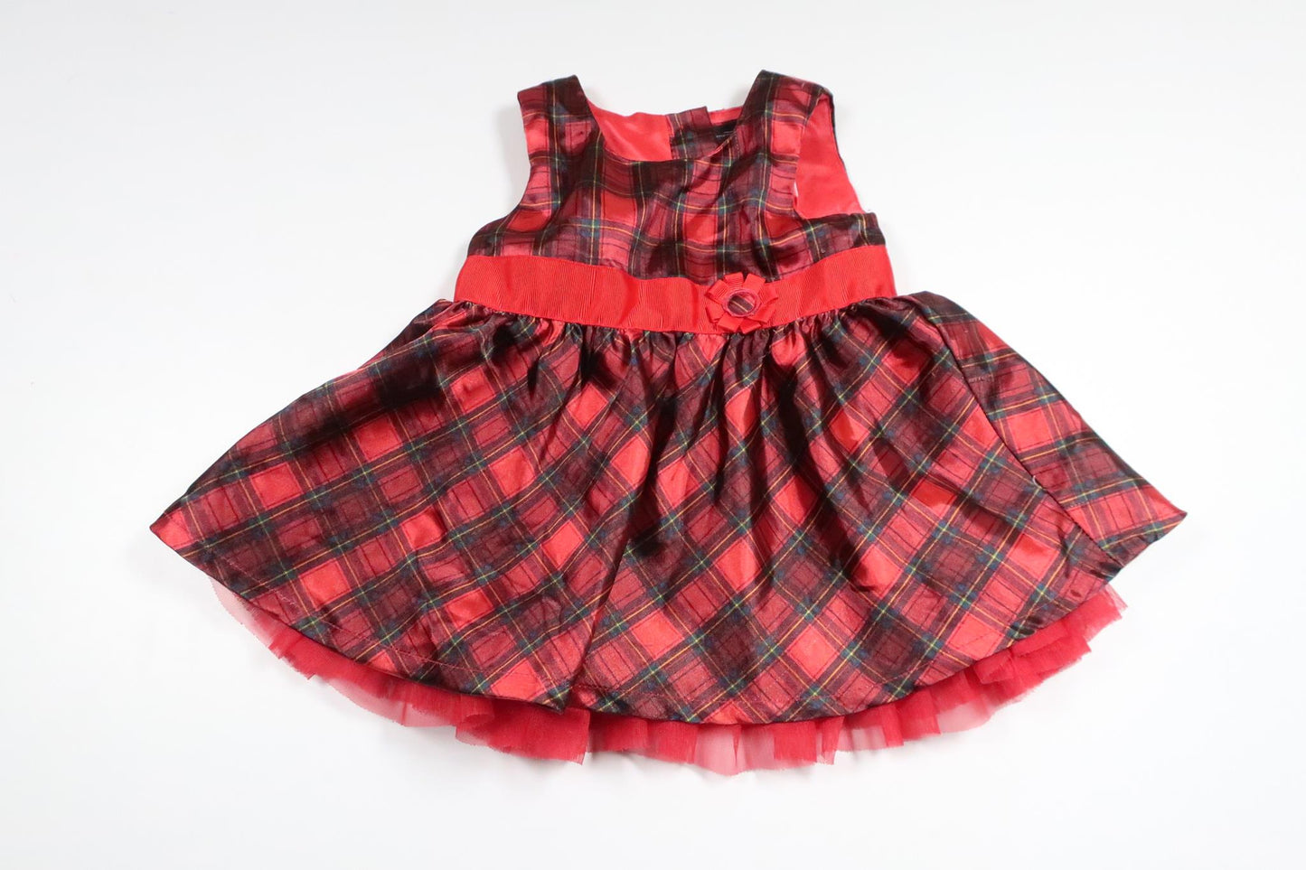 Checked dress from My Wear Baby - Size 74 - Red