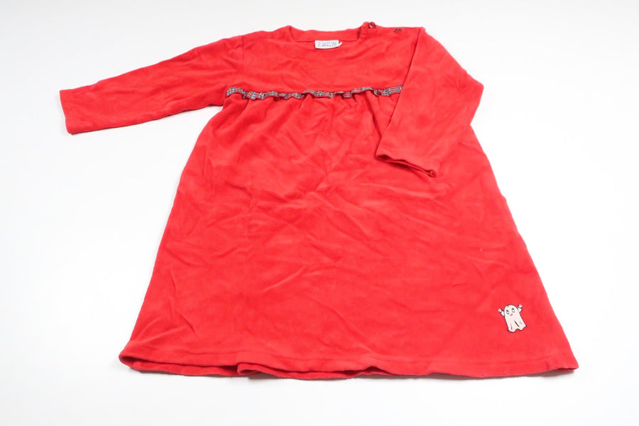 Fleece dress from Laban - Size 110 - Red