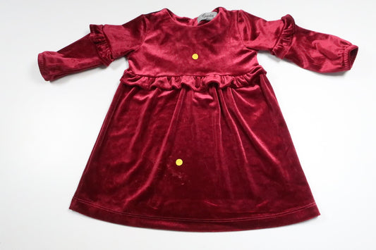 Velour dress from Sweetie - Size 80 - Burgundy