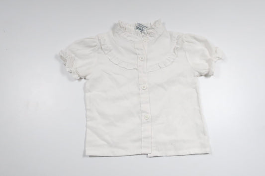 Polka dot blouse from Tempo - Size 70 - White