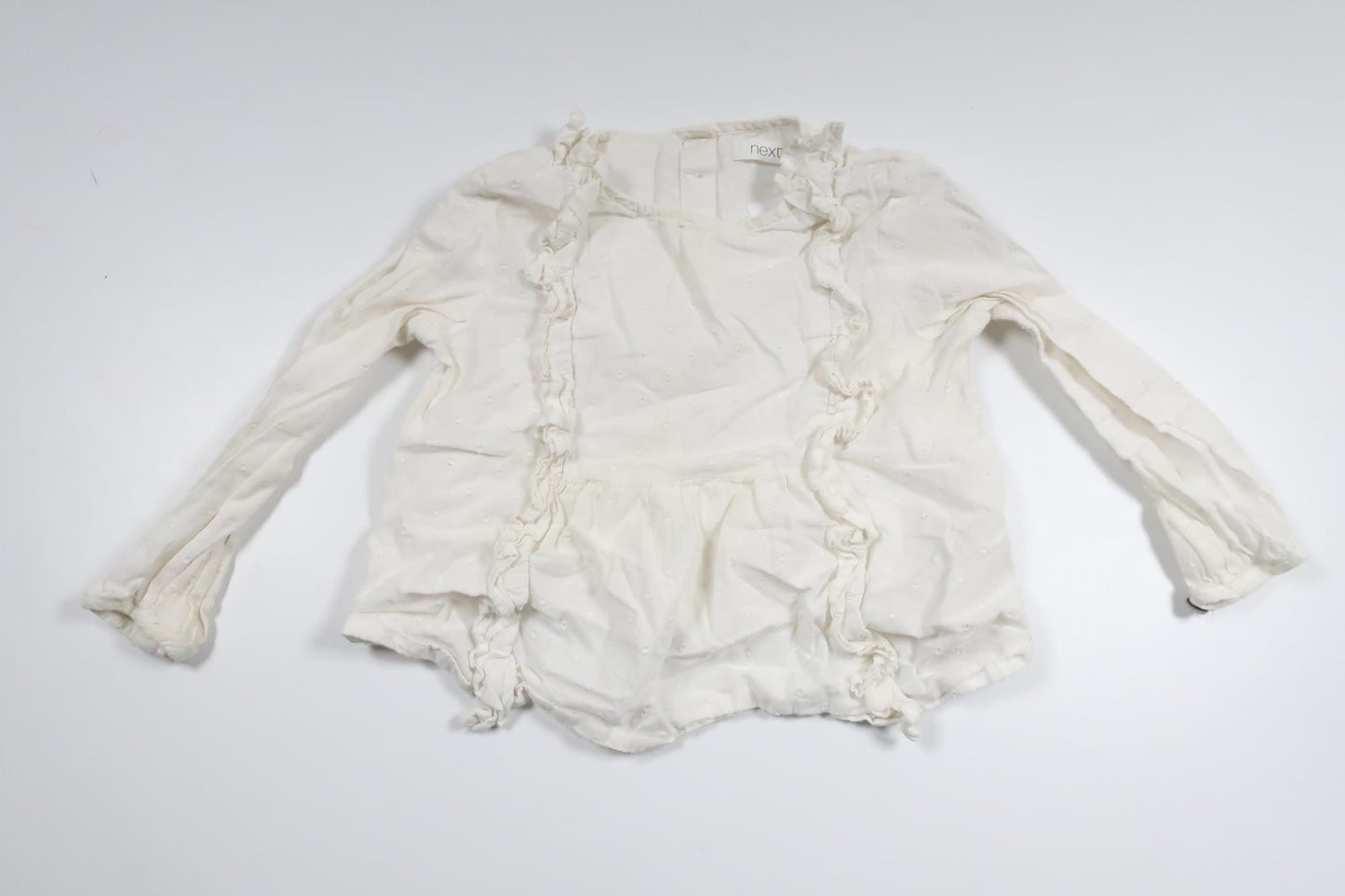Polka dot blouse from Next - Size 80 - White