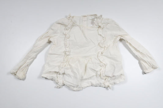 Polka dot blouse from Next - Size 80 - White