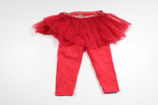Trousers with built-in tulle skirt from Next - Size 68 - Red
